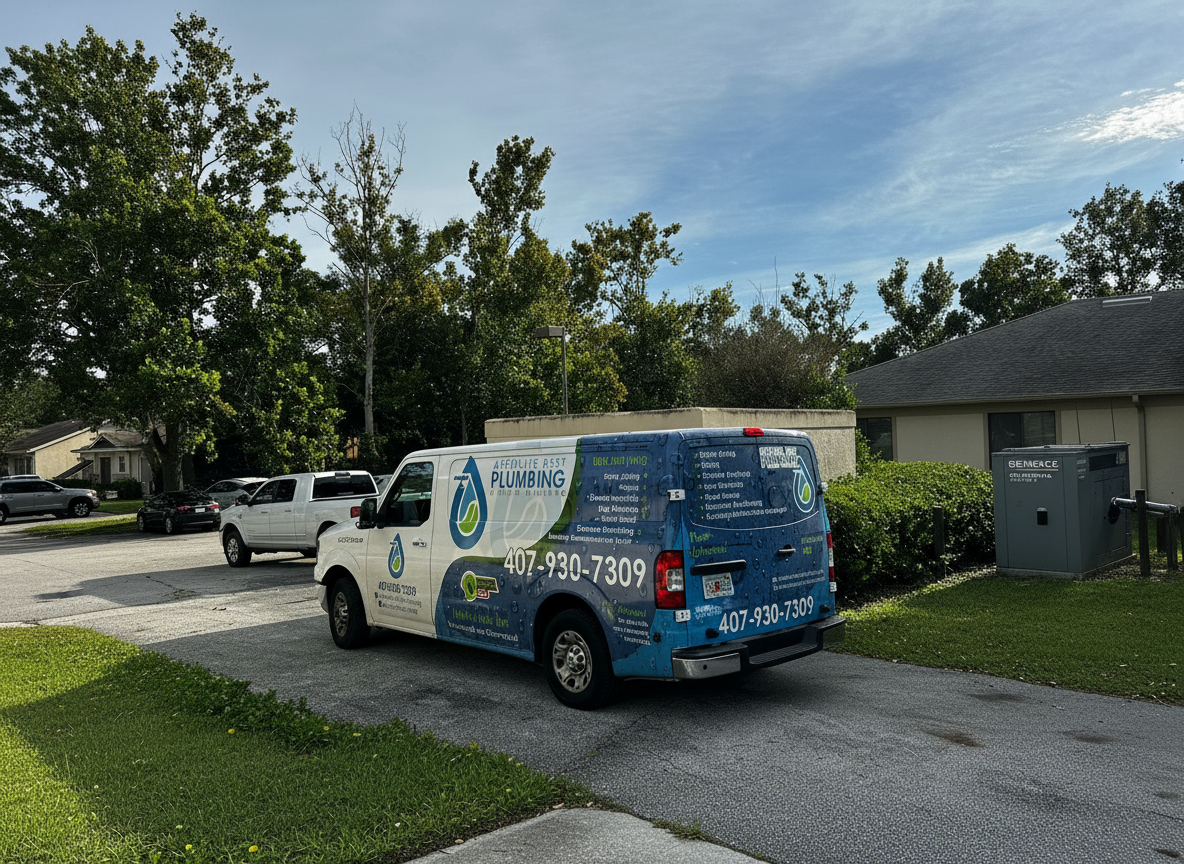 Absolute Best Plumbing service van